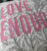 Load image into Gallery viewer, Love is enough - William Morris Pure Willow Bough in Light grey 50 x 50cm Cushion cover