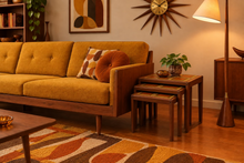 Load image into Gallery viewer, Vintage Mid-Century Teak Nest of 3 Tables – Englender "Autumn" Series