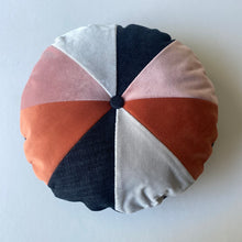 Load image into Gallery viewer, Small patchwork pie Velvet round cushion