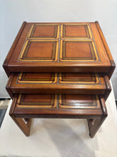 Load image into Gallery viewer, Vintage Mid-Century Teak Nest of 3 Tables – Englender "Autumn" Series
