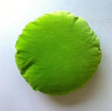 Load image into Gallery viewer, Velvet round eco cushion 14" multi colours available