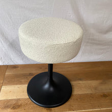 Load image into Gallery viewer, Erzeugins Lusch Perspex Tulip stool 1970's Eco Boucle Stool