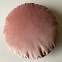 Load image into Gallery viewer, Velvet round eco cushion 14" multi colours available