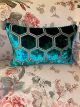 Load image into Gallery viewer, Designers guild Manipur in Azure small lumbar cushion