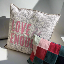 Load image into Gallery viewer, Love is enough - William Morris Pure Willow Bough in Light grey 50 x 50cm Cushion cover
