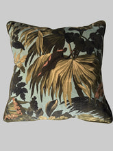 Load image into Gallery viewer, Designer botanical velvet large cushion cover 46 x 46cm
