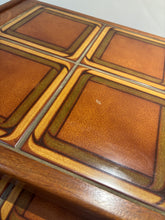 Load image into Gallery viewer, Vintage Mid-Century Teak Nest of 3 Tables – Englender "Autumn" Series
