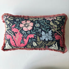 Load image into Gallery viewer, William Morris Compton fringe Lumbar cushion cover
