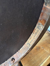 Load image into Gallery viewer, Classic steam bent Vienna Secessionist leather seated chair by J.J. Kohn &amp; Mundus
