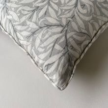 Load image into Gallery viewer, Love is enough - William Morris Pure Willow Bough in Light grey 50 x 50cm Cushion cover
