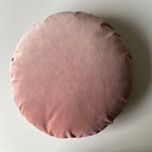 Load image into Gallery viewer, Large velvet round cushion
