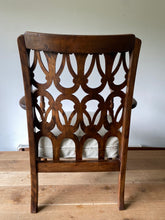 Load image into Gallery viewer, CC41 utility fret work chair Boucle chair
