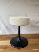 Load image into Gallery viewer, Erzeugins Lusch Perspex Tulip stool  1970&#39;s Eco Boucle Stool
