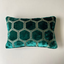 Load image into Gallery viewer, Designers guild Manipur in Azure small lumbar cushion
